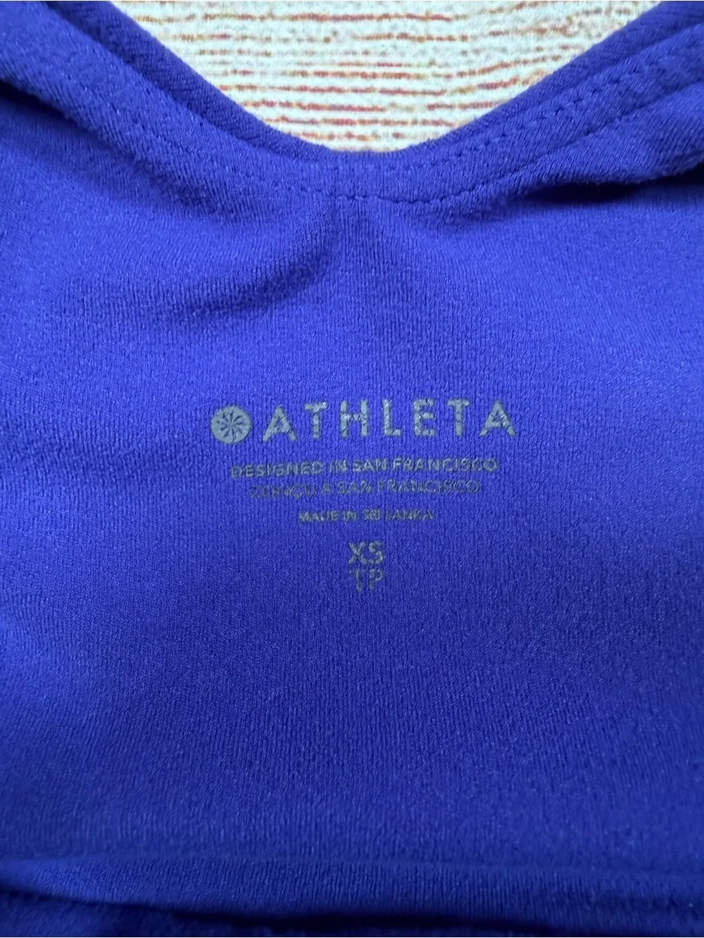 Athleta Bright Purple‎ High-Neck Conscious Crop Tank - Yoga, Workout, Athletic